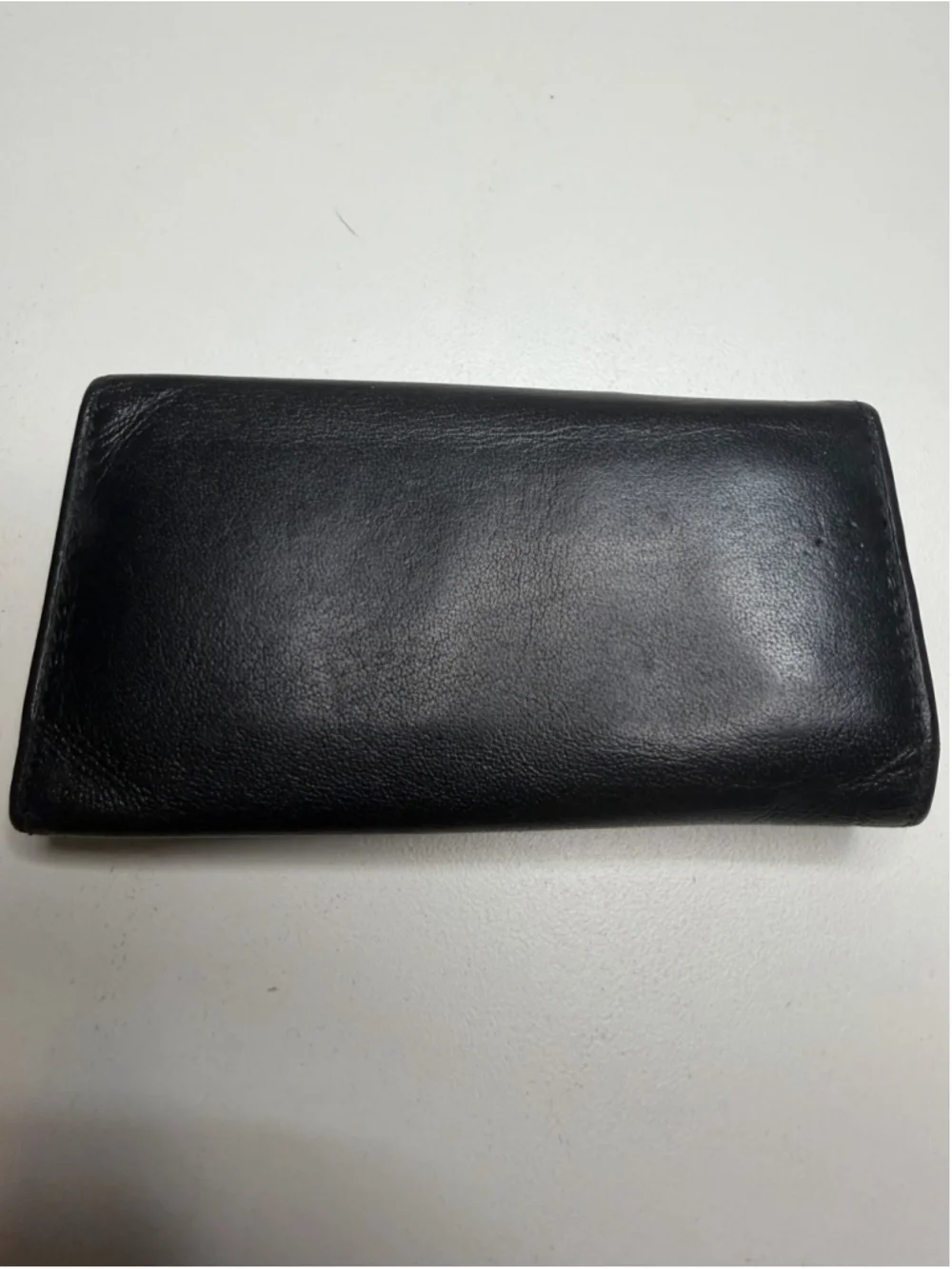 Men's Dunhill Black and Gold Leather Key Holder, One Size